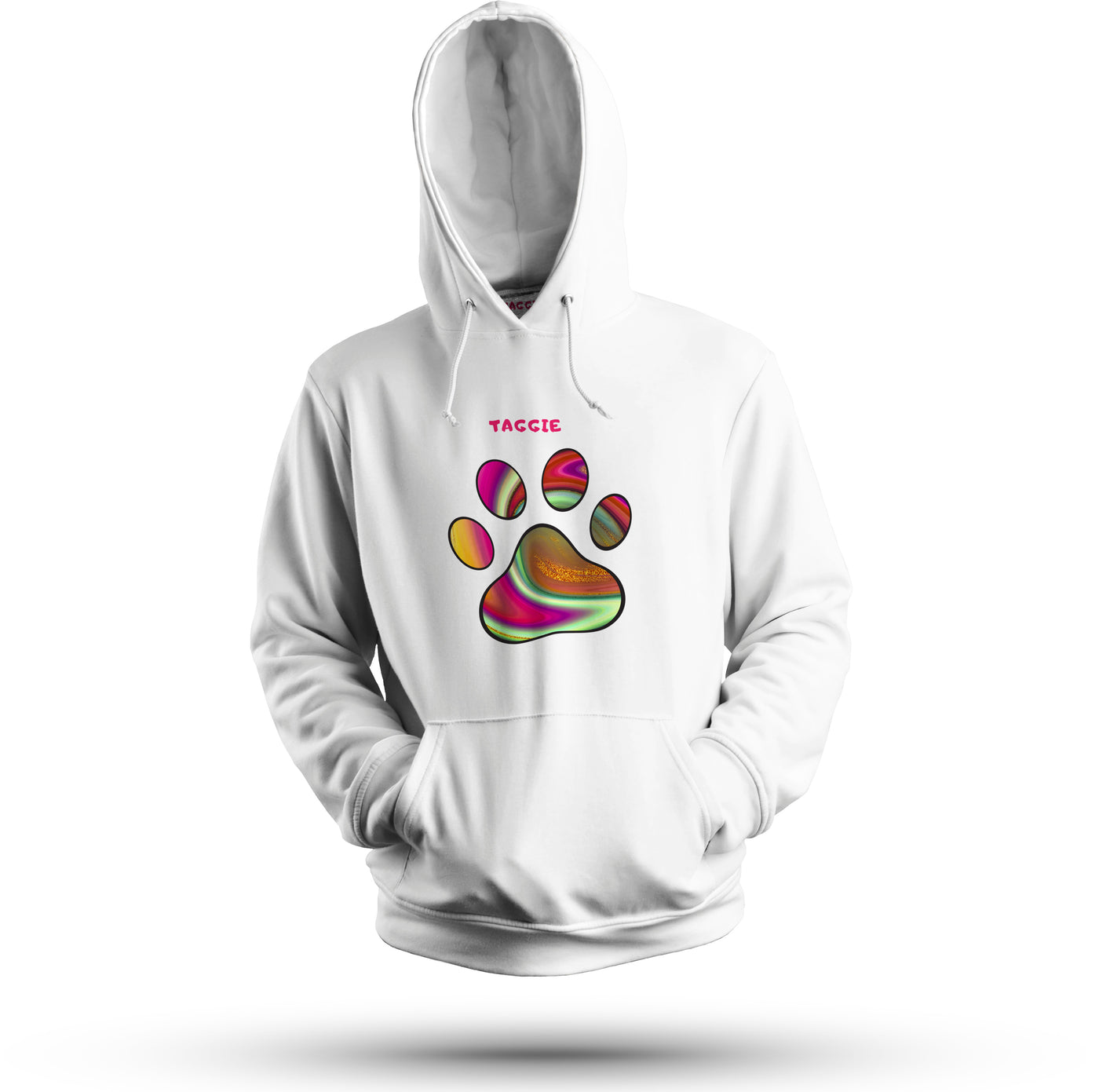 Paw Galaxy Neon Hoodie