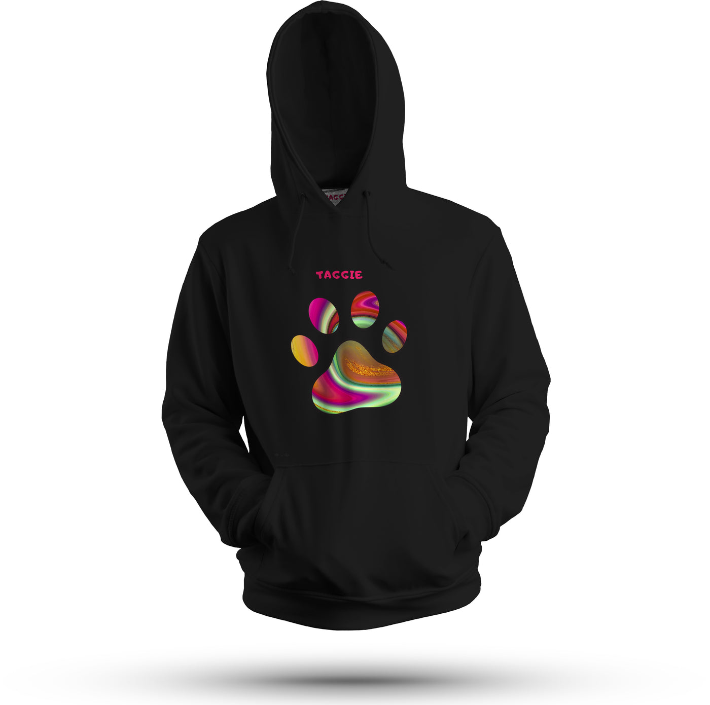 Paw Galaxy Neon Hoodie