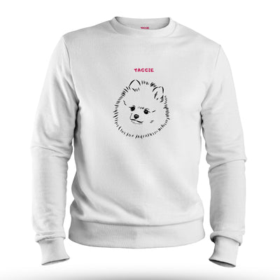 Pomeranian Silhouette Sweatshirt