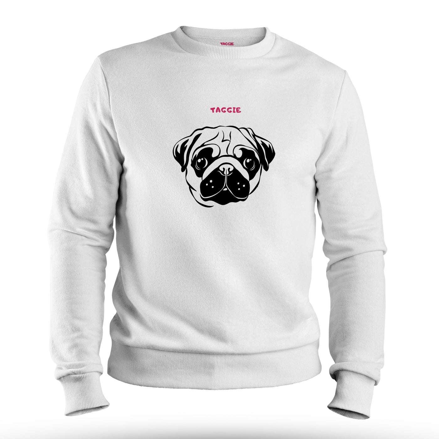 Pug Silhouette Sweatshirt