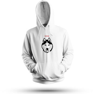 Siberian Husky Silhouette Hoodie