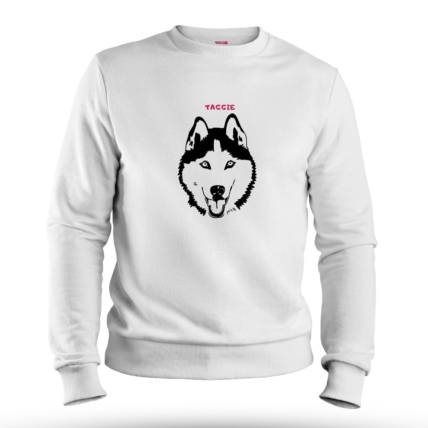Siberian Husky Silhouette Sweatshirt
