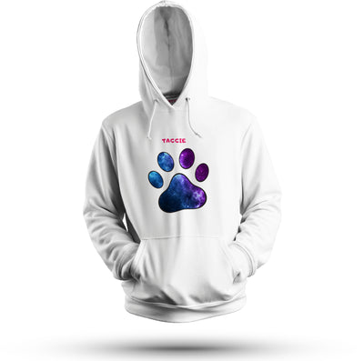 Paw Galaxy Blue Hoodie