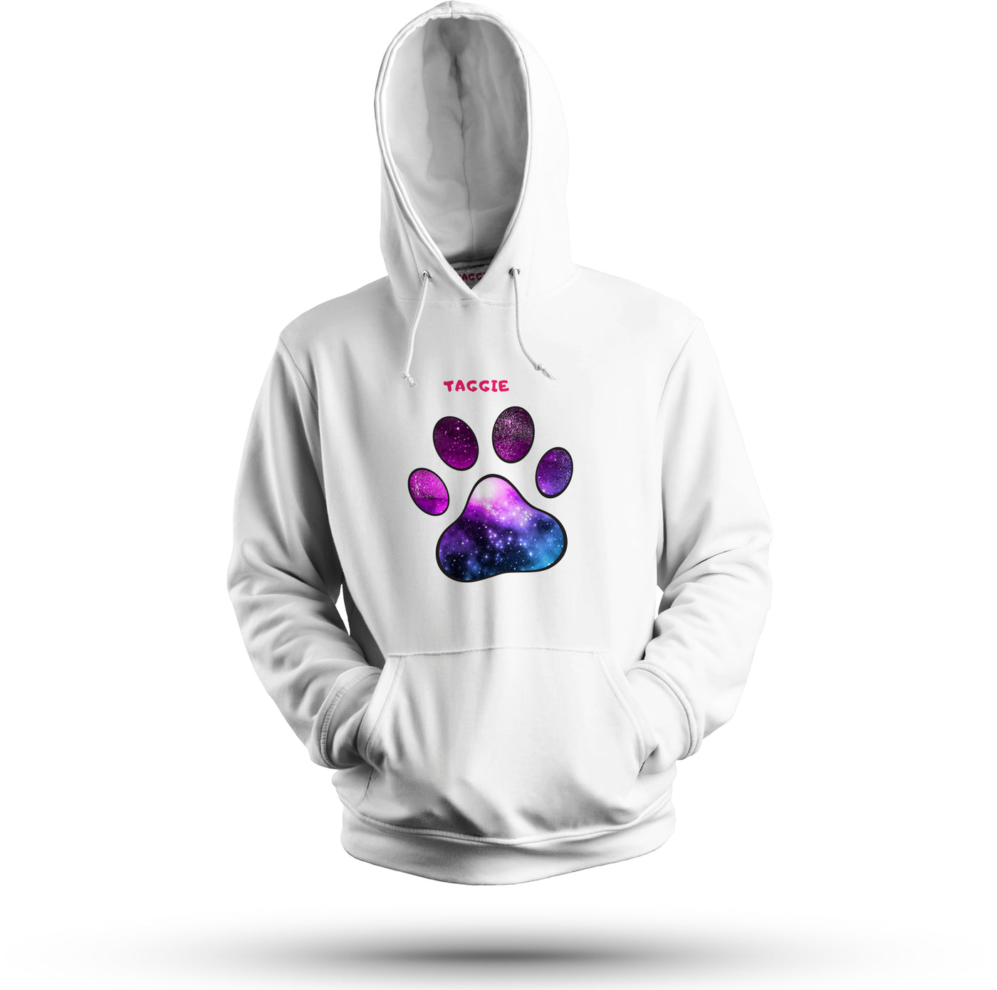 Paw Galaxy Pink Hoodie