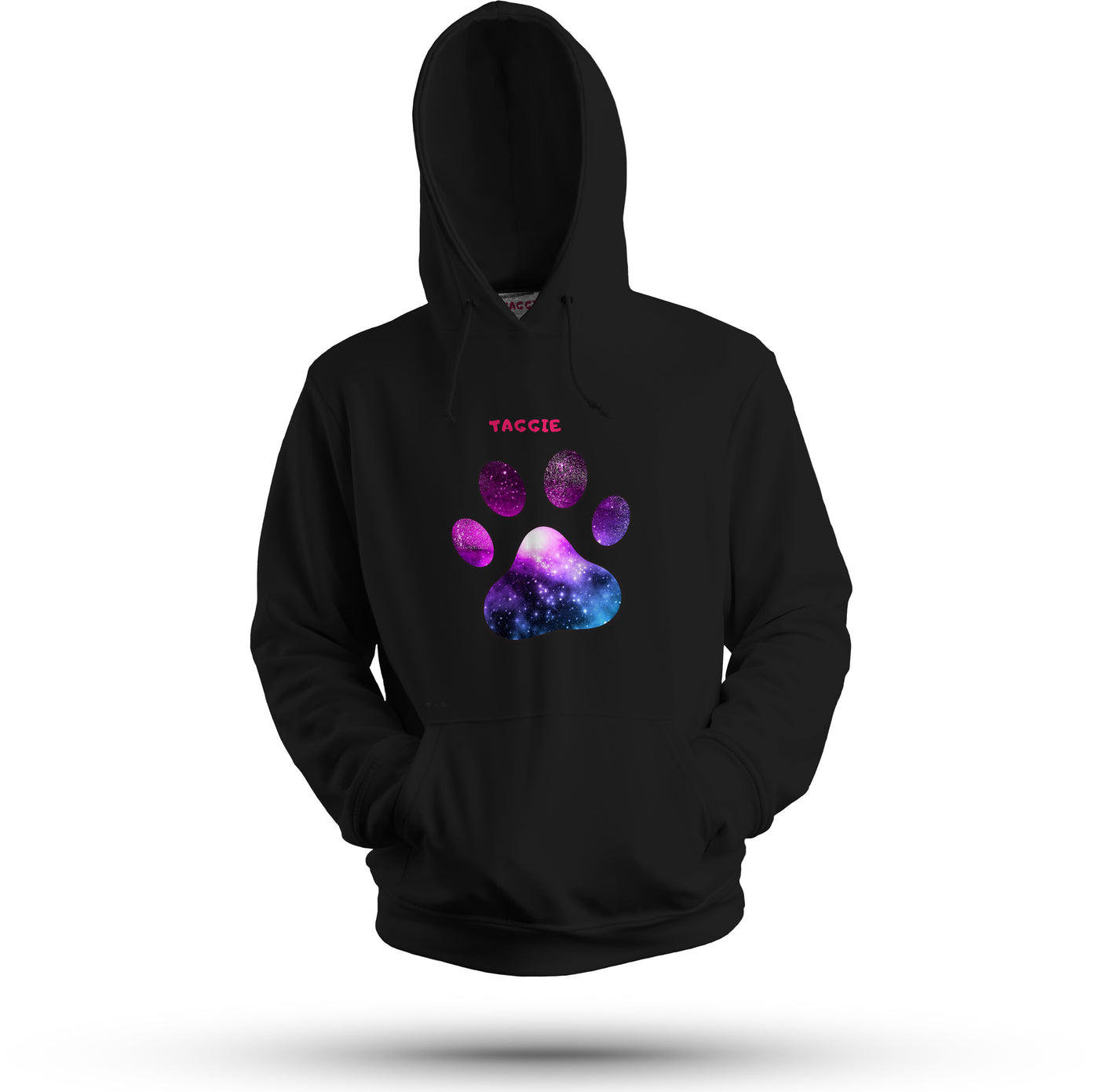 Paw Galaxy Pink Hoodie