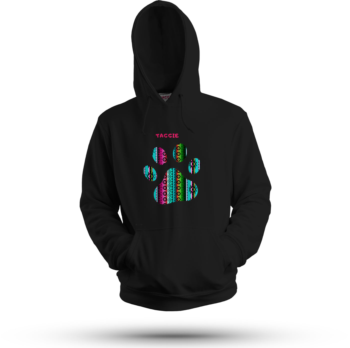 Paw Tribal Stripes Hoodie