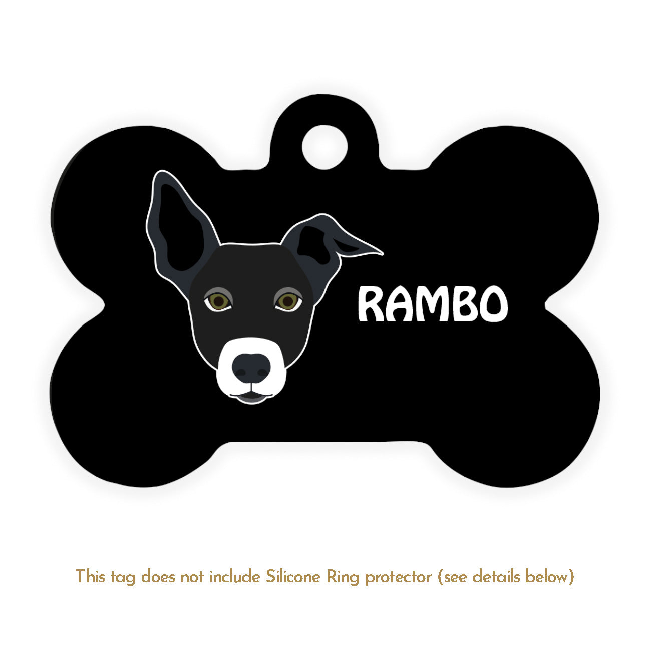 Indie Black Ears Half [B]