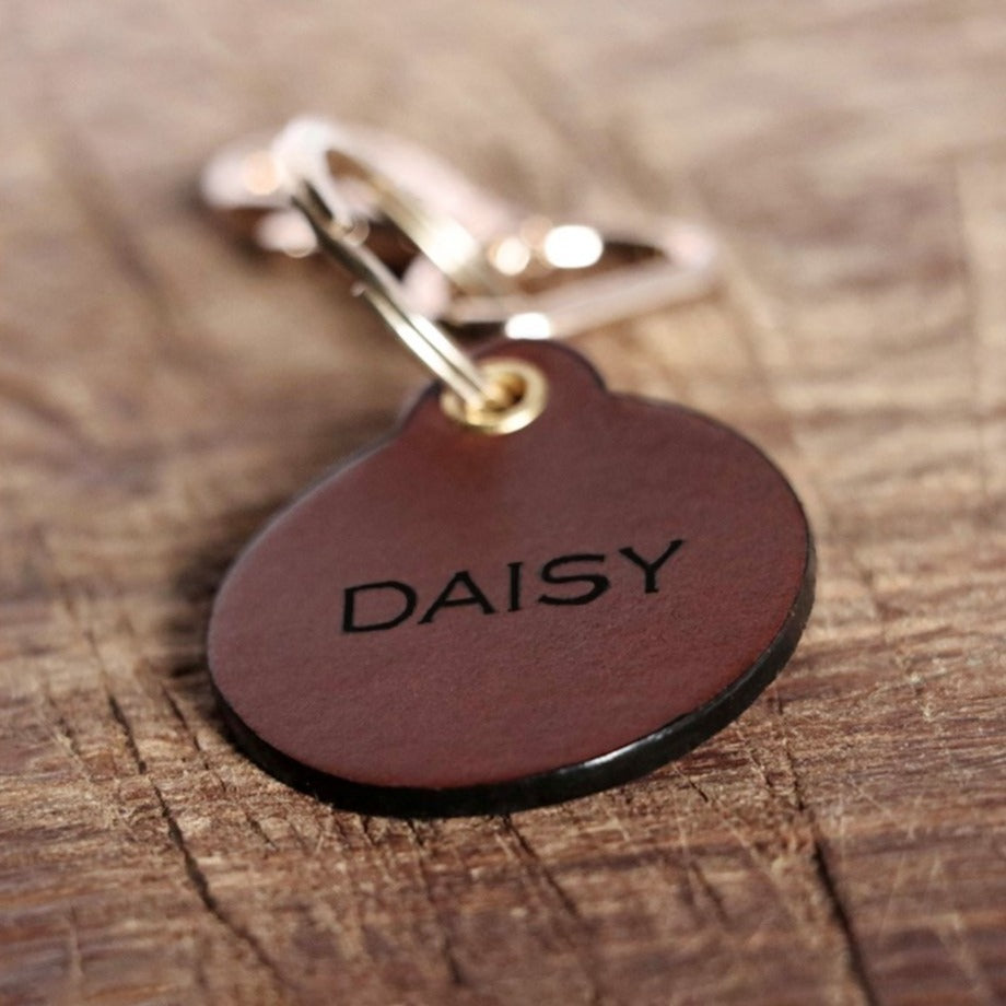 Leather PetID Tag