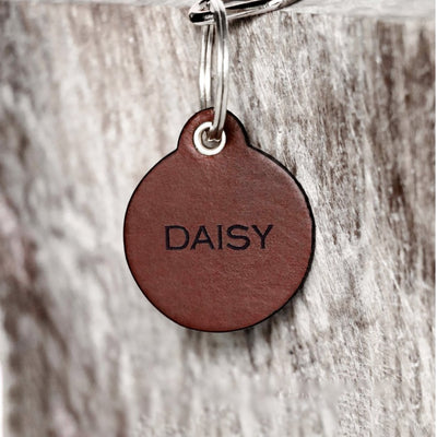 Leather PetID Tag